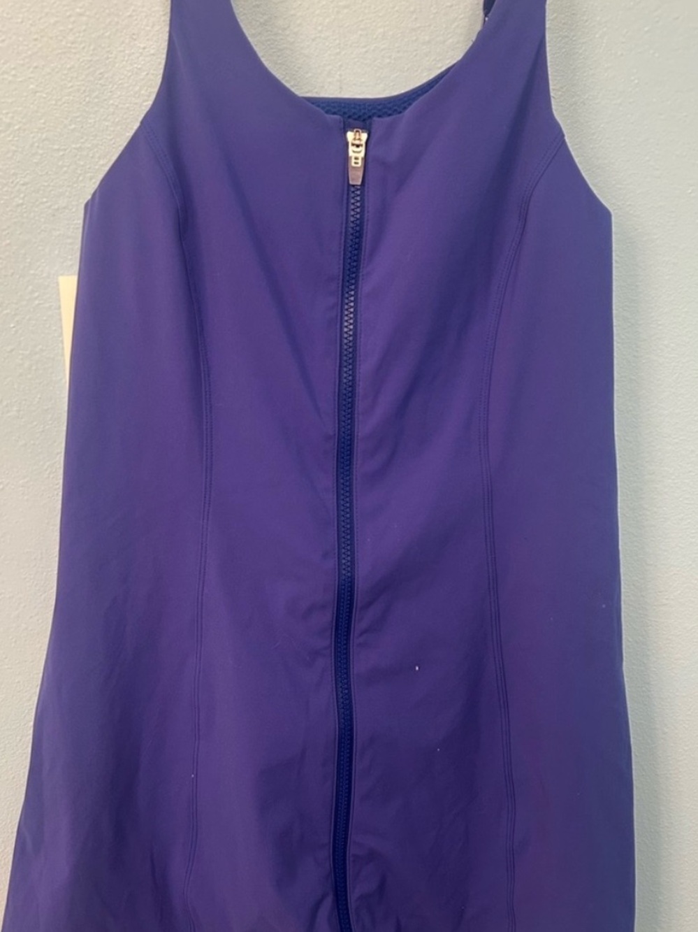 Outdoor Voices Purple Active Zip-Up Tank